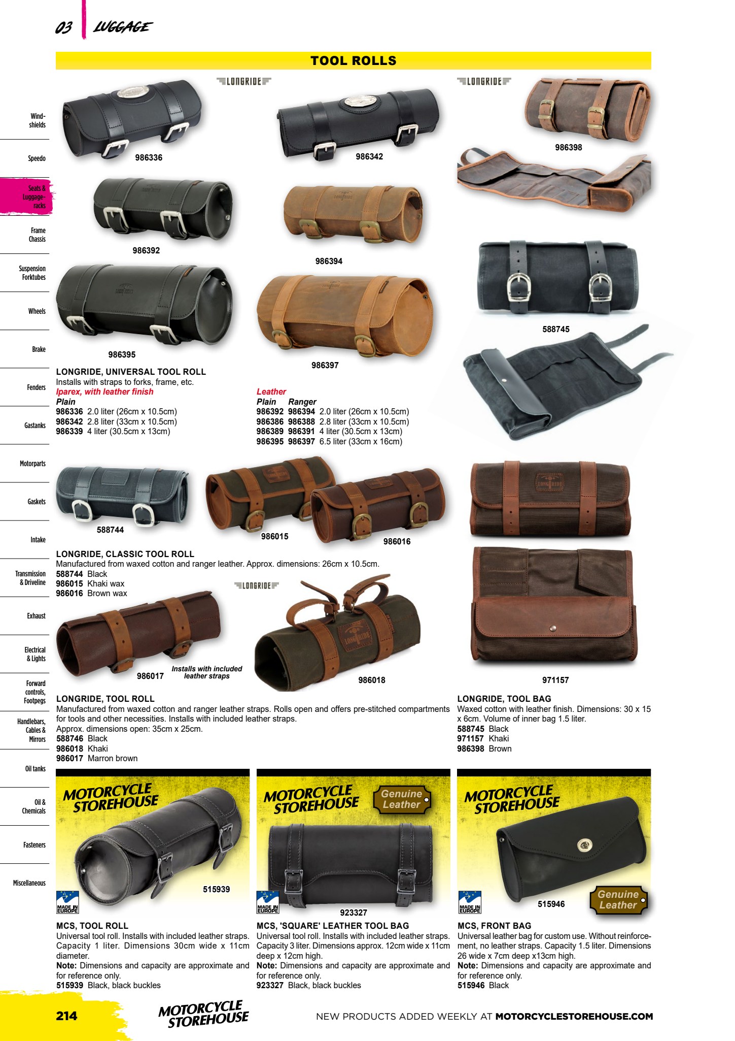 MCS V-Twin page 186