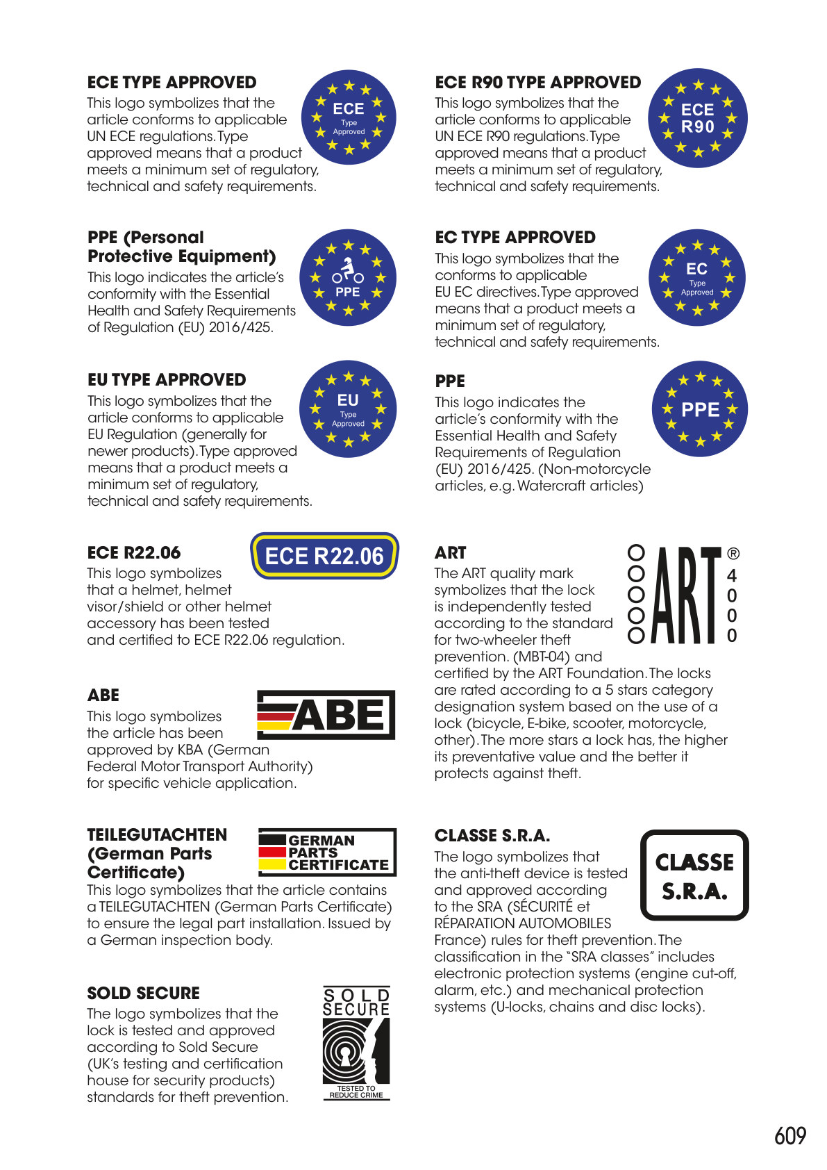 Workshop catalogue page 609